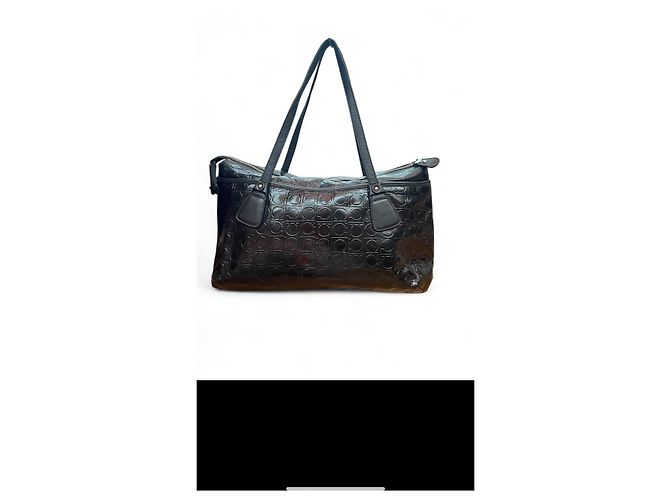 Borsa Salvatore Ferragamo in nylon nero - vista 2