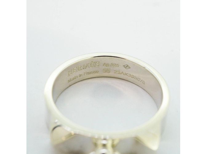 Hermès Hermes Collier de Chien 925 Silver Men's Ring - view 4