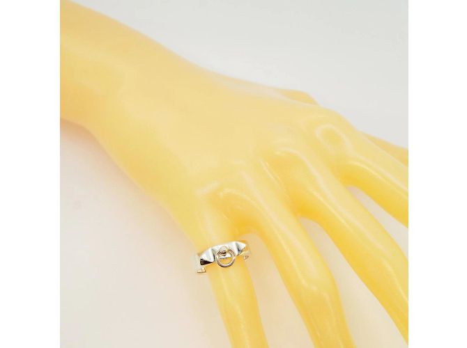 Hermès Hermes Collier de Chien 925 Silver Men's Ring - view 5