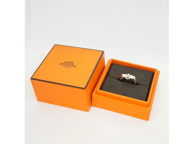 Hermès Hermes Collier de Chien 925 Silver Men's Ring - view 6