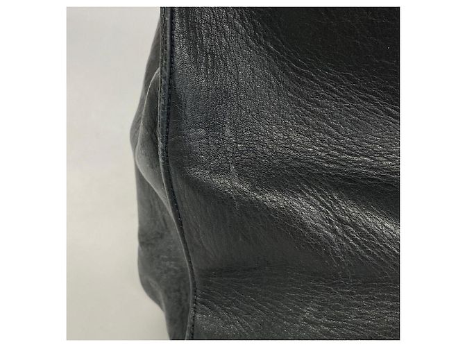 Chanel schwarze Lammleder Tote Bag - Ansicht 12