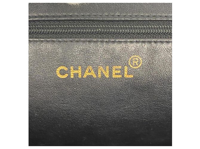 Chanel schwarze Lammleder Tote Bag - Ansicht 5