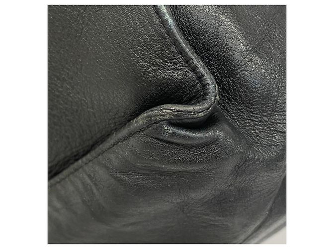 Chanel schwarze Lammleder Tote Bag - Ansicht 8