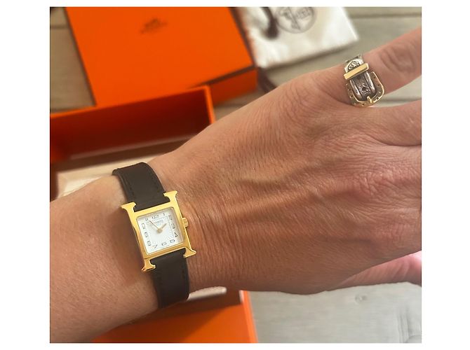 Mini Heure H Hermès Dorado - vista 9
