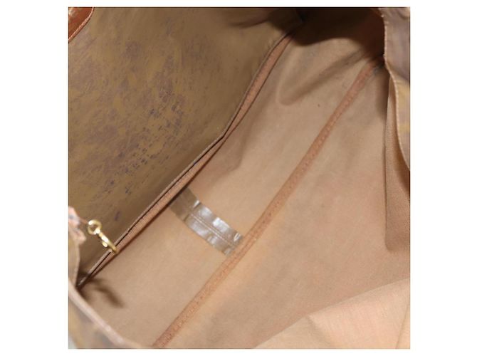 CHANEL COCO Borsa Tote in pelle lucida Beige CC Auth bs16858 - vista 16