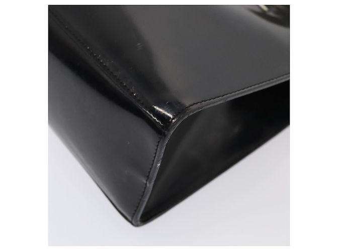 Borsa a mano Salvatore Ferragamo Smalto Nero Oro Auth bs16870 D'oro - vista 10