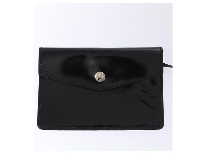 Borsa a mano Salvatore Ferragamo Smalto Nero Oro Auth bs16870 D'oro - vista 18