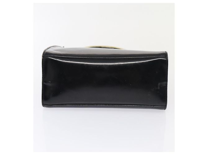 Borsa a mano Salvatore Ferragamo Smalto Nero Oro Auth bs16870 D'oro - vista 9