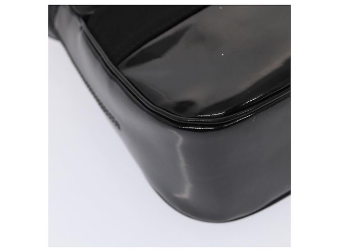 Borsa a Spalla Salvatore Ferragamo in Pelle Verniciata Nera e Oro Auth bs16894 Nero D'oro - vista 11