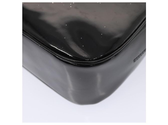 Borsa a Spalla Salvatore Ferragamo in Pelle Verniciata Nera e Oro Auth bs16894 Nero D'oro - vista 12