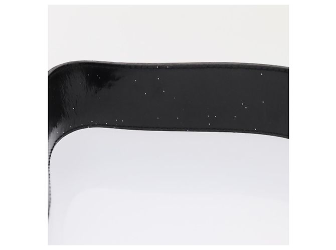 Borsa a Spalla Salvatore Ferragamo in Pelle Verniciata Nera e Oro Auth bs16894 Nero D'oro - vista 8