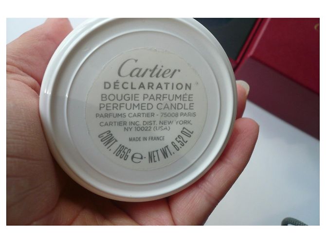 CARTIER Bougie « déclaration » neuve 185 grammes Blanc - vue 7