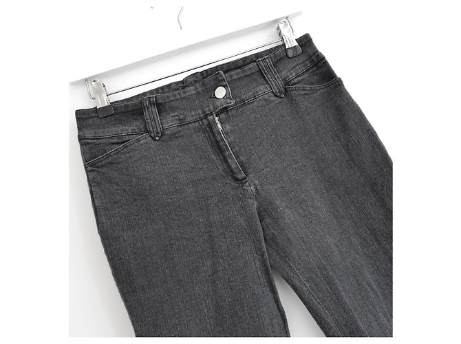 Balenciaga x Nicolas Ghesquière 2005 Jeans Slim Gris - vista 2