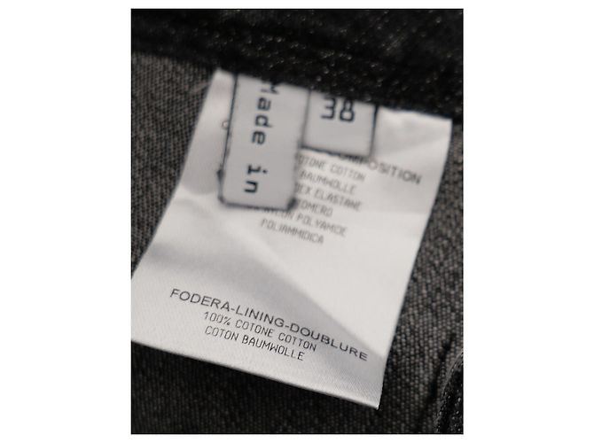 Balenciaga x Nicolas Ghesquière 2005 Jeans Slim Gris - vista 5
