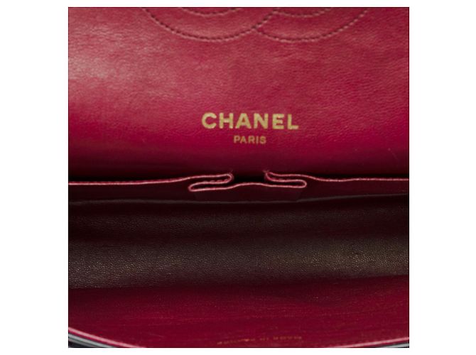 Mademoiselle CHANEL Timeless/Classique Navy Blue Leather Bag - 121271438 - view 7