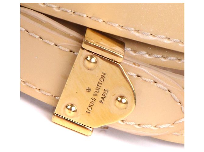 LOUIS VUITTON - Louis Vuitton triple tour bracelet in beige leather (T17) - view 3