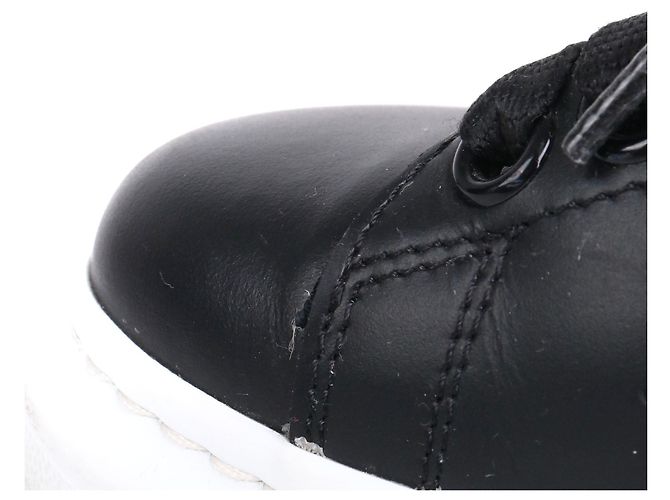 ALEXANDER MCQUEEN - Sneakers oversized Alexander McQueen in pelle nera (T36.5) Nero - vista 4