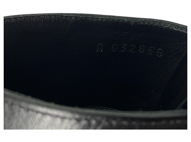 Mules in pelle di agnello con logo CC in rilievo nero Chanel 2017 - vista 9