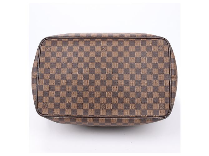 Borsa Louis Vuitton Damier Ebene Greenwich in marrone N41163 Verde - vista 13