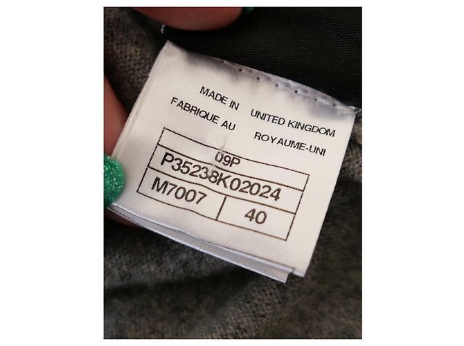 Chanel Sport Line 2009 09P Langer Cashmere-Cardigan mit Reißverschluss Grau - Ansicht 9