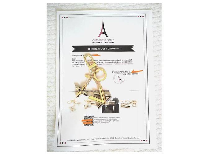 Portachiavi Louis Vuitton Twist Silver hardware Gold hardware - vista 3