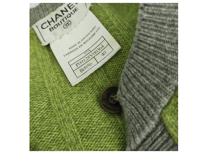 Chanel 97A 1997/1998 F/W RTW Kaschmir-Cardigan Mehrfarben - Ansicht 14