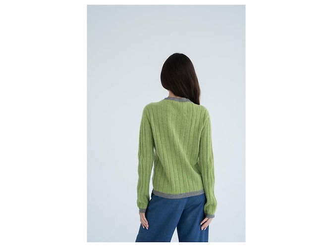 Chanel 97A 1997/1998 F/W RTW Kaschmir-Cardigan Mehrfarben - Ansicht 4