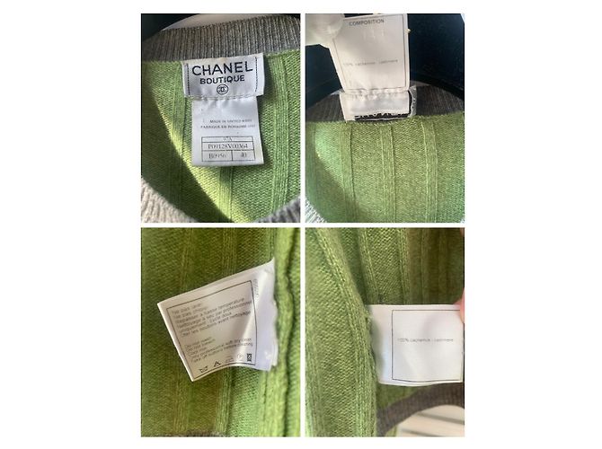 Chanel 97A 1997/1998 F/W RTW Kaschmir-Cardigan Mehrfarben - Ansicht 6