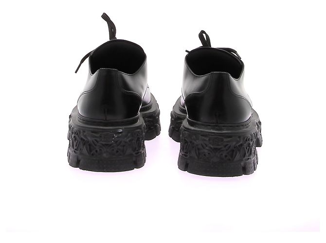 LOUIS VUITTON Scarpe stringate T.UK 9 Pelle Nero - vista 5