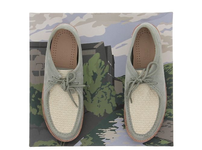 Ballerine Clarks T.EU 44.5 in suede Verde - vista 8