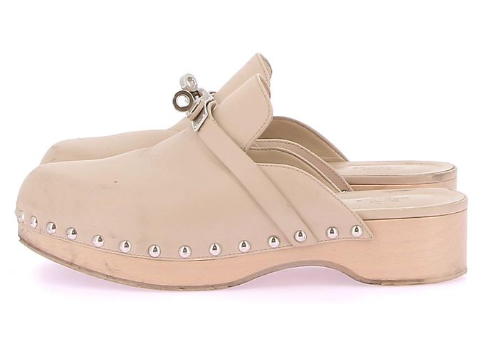 Hermès HERMES Mules e zoccoli T.EU 37 Pelle Crudo - vista 2