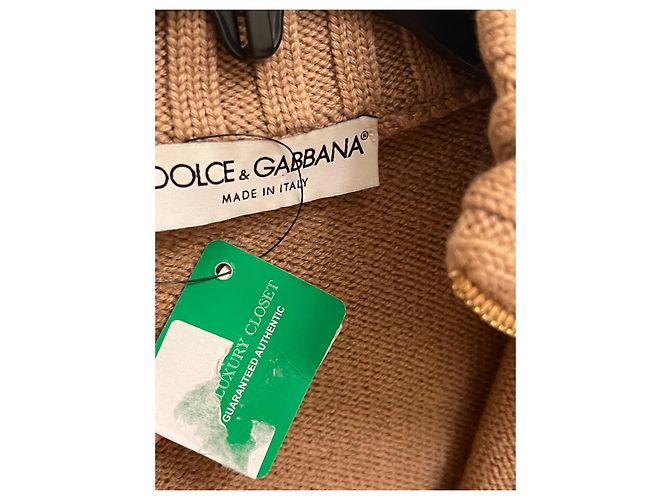 Slim Fit Pullover mit Zwei-Wege-Reißverschluss von Dolce & Gabbana Braun Kamel - Ansicht 11
