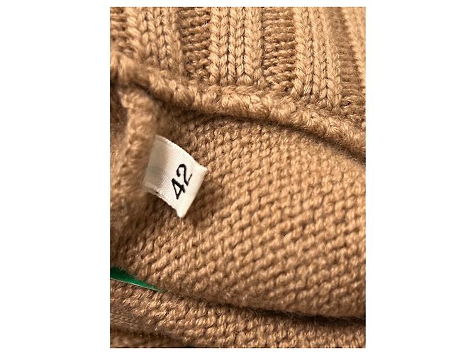 Slim Fit Pullover mit Zwei-Wege-Reißverschluss von Dolce & Gabbana Braun Kamel - Ansicht 7