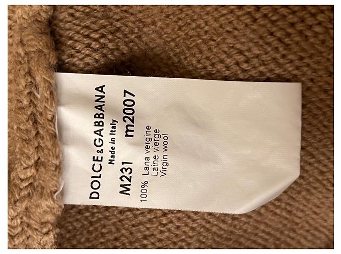 Slim Fit Pullover mit Zwei-Wege-Reißverschluss von Dolce & Gabbana Braun Kamel - Ansicht 9