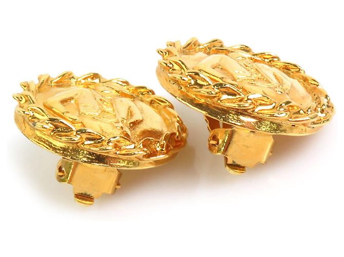 Orecchini a clip in oro Chanel Mademoiselle D'oro - vista 3