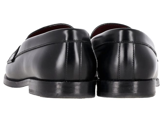 Valentino Garavani Mocassini Valentino VCHAIN in pelle nera Nero - vista 4