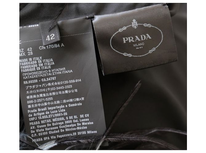 Top sin mangas con plumas Prada Primavera 2017 - vista 8
