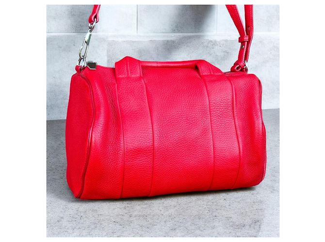 Borsa Rockie rossa Alexander Wang Rosso Silver hardware - vista 13