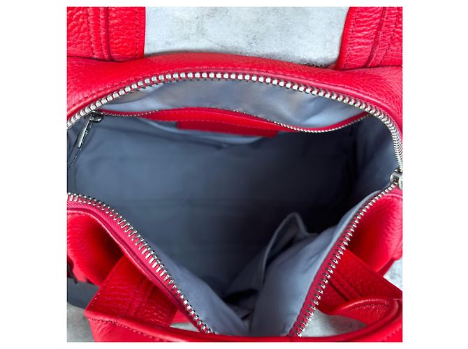 Borsa Rockie rossa Alexander Wang Rosso Silver hardware - vista 7