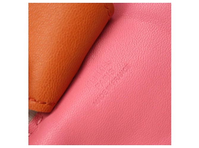 Hermès HERMES Rodeo Charm Pelle Rosa Auth 84092 - vista 13
