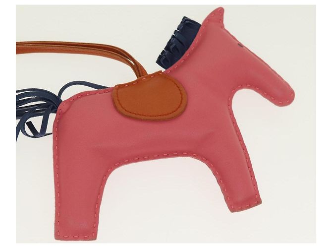 Hermès HERMES Rodeo Charm Pelle Rosa Auth 84092 - vista 3