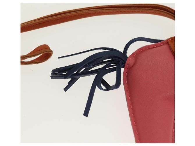 Hermès HERMES Rodeo Charm Pelle Rosa Auth 84092 - vista 4