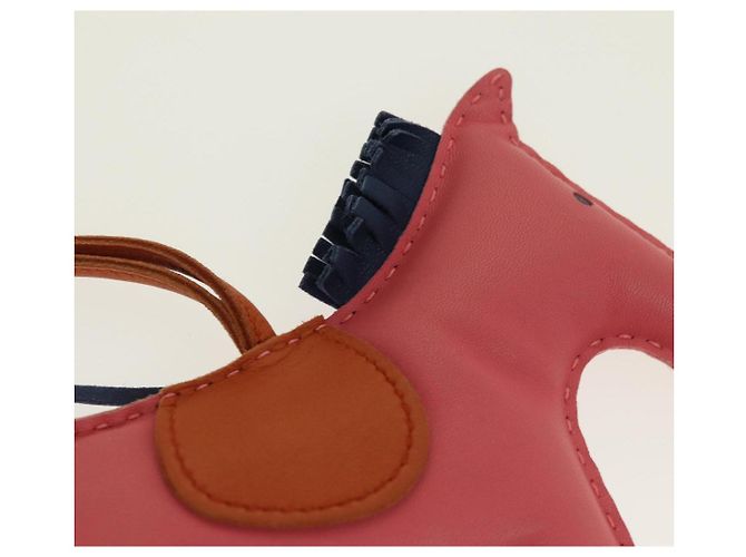 Hermès HERMES Rodeo Charm Pelle Rosa Auth 84092 - vista 5