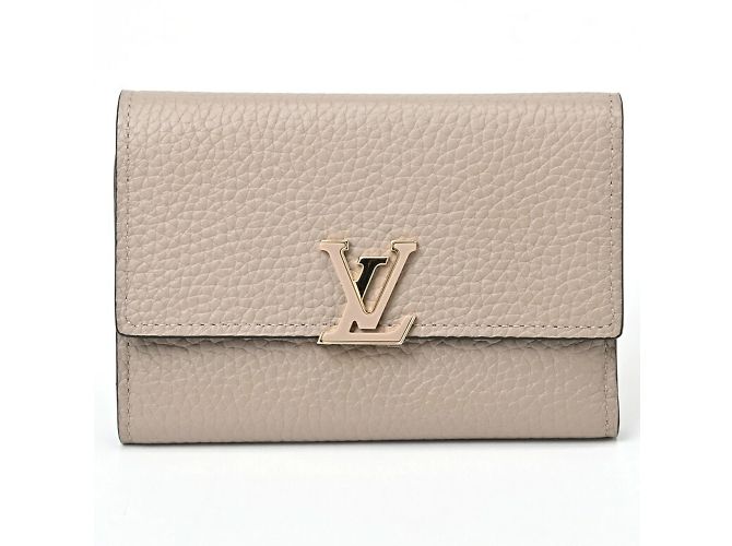 Portefeuille compact tri-fold Capucines de Louis Vuitton - vue 2