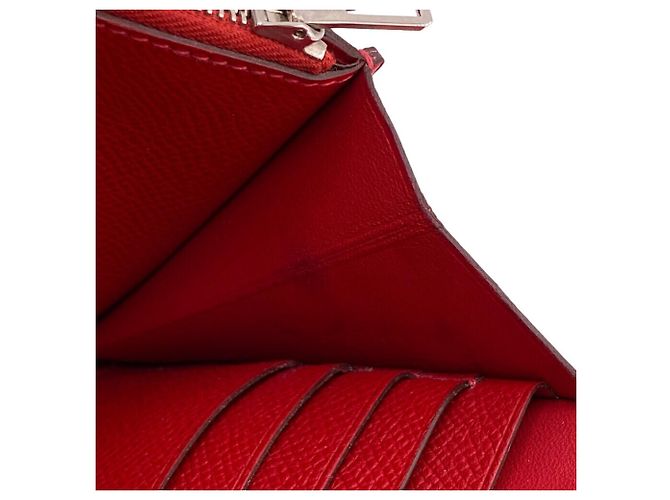 Hermès Cartera Larga Constance Hermes en Rojo Roja - vista 10