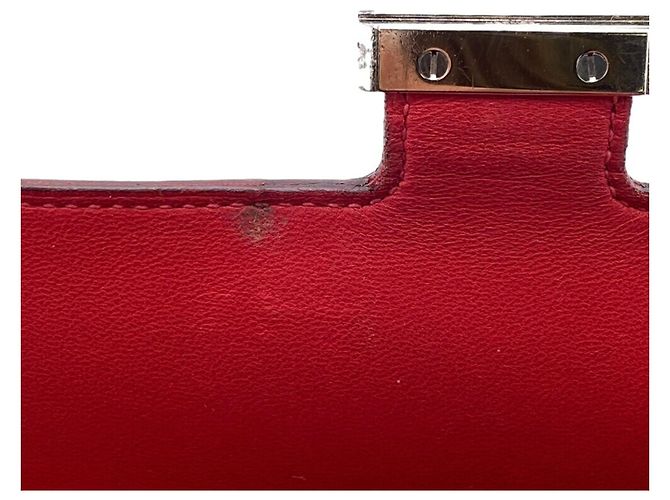 Hermès Cartera Larga Constance Hermes en Rojo Roja - vista 11