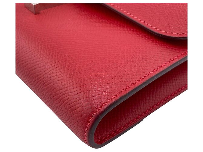 Hermès Cartera Larga Constance Hermes en Rojo Roja - vista 3