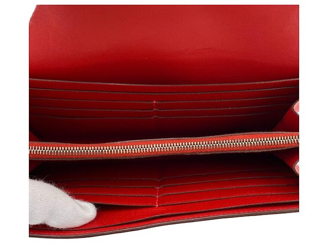 Hermès Cartera Larga Constance Hermes en Rojo Roja - vista 6