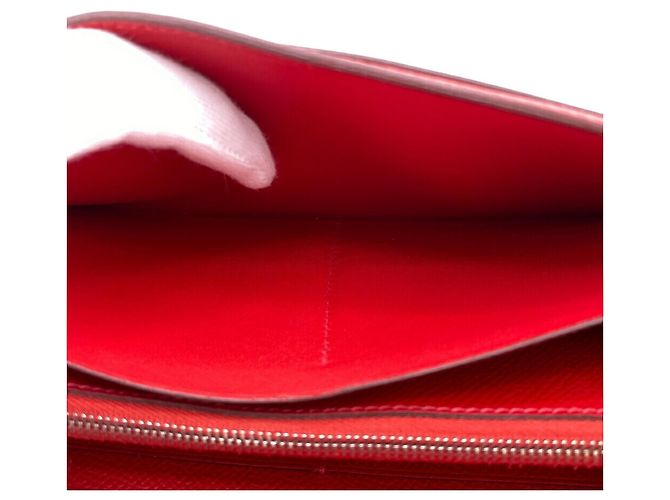 Hermès Cartera Larga Constance Hermes en Rojo Roja - vista 9