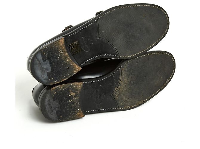 Church's Churchs Richelieu Lora EU38 Schwarze Leder Monk Strap Slipper UK5 US7.5 - Ansicht 5